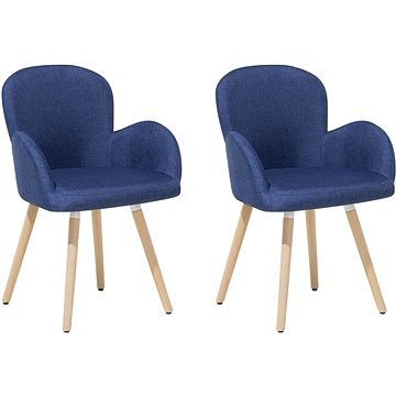Dvě čalouněné židle v modré barvě BROOKVILLE, 85524