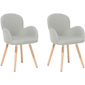 Dvě čalouněné židle v šedé barvě BROOKVILLE, 85523