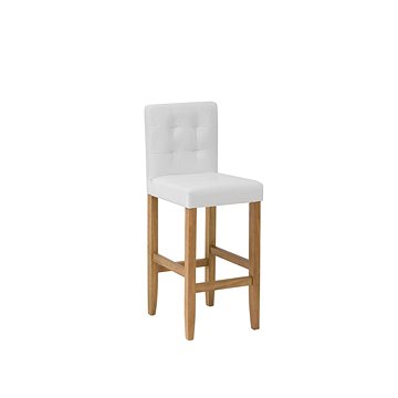 Krémově bílá kožená jídelní židle MADISON, 58027