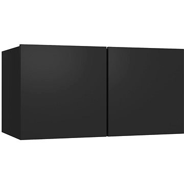 SHUMEE závěsná černá, 60 × 30 × 30 cm