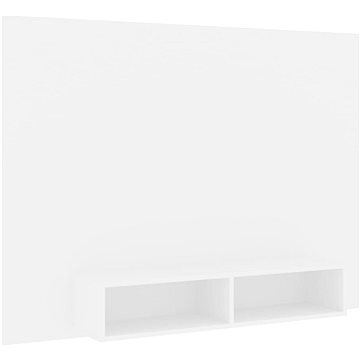 SHUMEE nástěnná bílá 135 × 23,5 × 90 cm