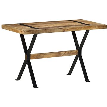 Jídelní stůl 120x60x76 cm hrubé mangovníkové dřevo 321604