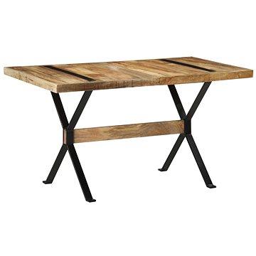 Jídelní stůl 140x70x76 cm hrubé mangovníkové dřevo 321606