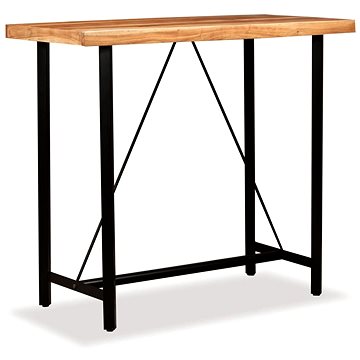 Barový stůl masivní akáciové dřevo 120x60x107 cm