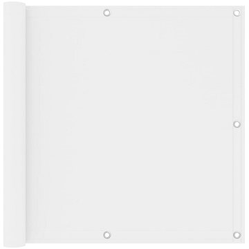Balkónová zástěna bílá 90×400 cm oxfordská látka 134893