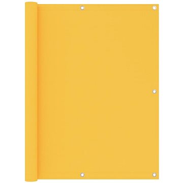 Balkónová zástěna žlutá 120×300 cm oxfordská látka 135028