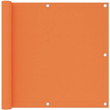 Balkónová zástěna oranžová 90×300 cm oxfordská látka 135048