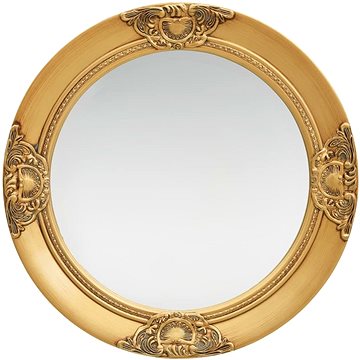 Nástěnné zrcadlo barokní styl 50 cm zlaté