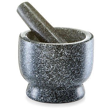 Zeller, Kuchyňský Hmoždíř GRANIT s paličkou, černý, 12×10 cm,