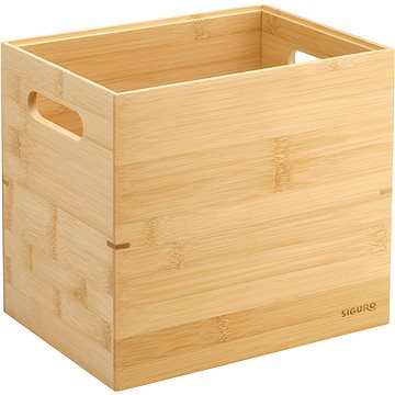 E-shop Siguro Box Bamboo Line 11 l, 24 x 18,5 x 26 cm