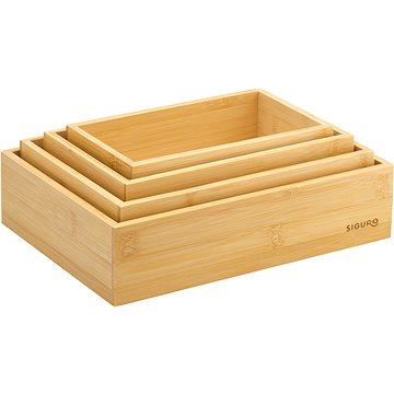 E-shop Siguro Bamboo Line Box-Set, 4 Stück