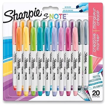 E-shop SHARPIE S-Note Marker - 20 Farben