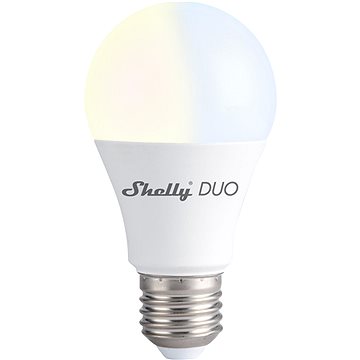 E-shop Shelly DUO - dimmbare Glühbirne 800 lm - Sockel E27 - einstellbare Farbtemperatur - WLAN