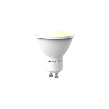 E-shop Shelly DUO G10 - dimmbare Glühbirne 475 lm - GU10 Sockel - einstellbare Farbtemperatur - WLAN