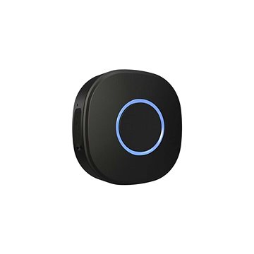 Shelly Button 1, bateriové tlačítko, černé, WiFi