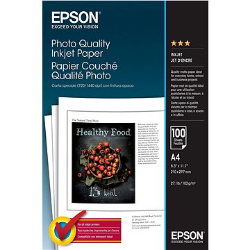 E-shop Epson Tintenstrahlpapier in Fotoqualität - A4 - 100 Blätter