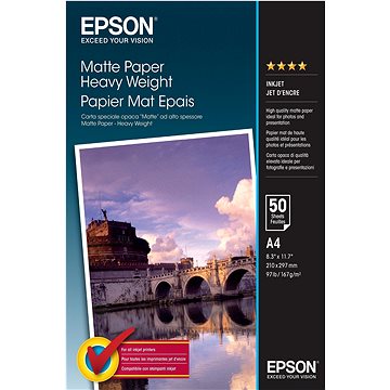 E-shop Epson Matte Paper Heavy Weight - A4 - 50 Blätter
