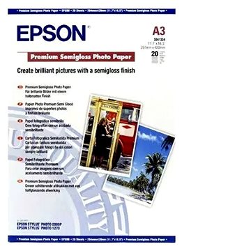 E-shop Epson Premium Semigloss Photo Paper - DIN A3+ - 250g/m2 - 20 Blätter