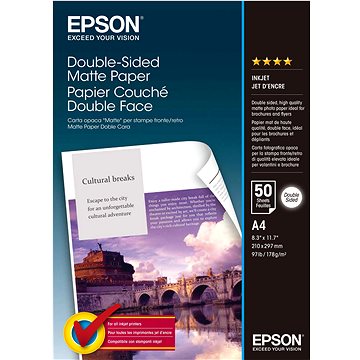 E-shop Epson Doppelseitiges mattes Papier - A4 - 50 Blätter