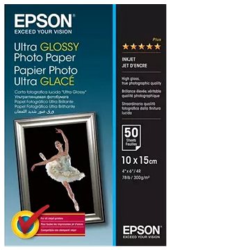 E-shop Epson Ultra Glossy Fotopapier - 10x15cm - 50 Blätter