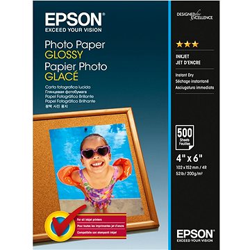 E-shop Epson Fotopapier glänzend - 10x15cm - 200g/m2 - 500 Blatt