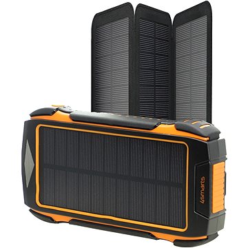 4smarts Solar Powerbank Rugged TitanPack Eco 20,000mAh black