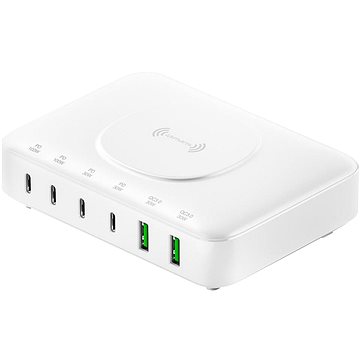 E-shop 4smarts 7in1 GaN Charging Station 100W with Wireless white