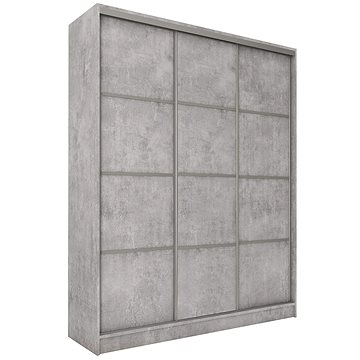 Nejlevnější nábytek Litolaris 150 bez zrcadla - beton