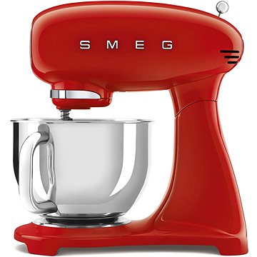 E-shop SMEG 50's Retro Style Küchenmaschine 4,8 Liter - Rot mit Edelstahlschüssel
