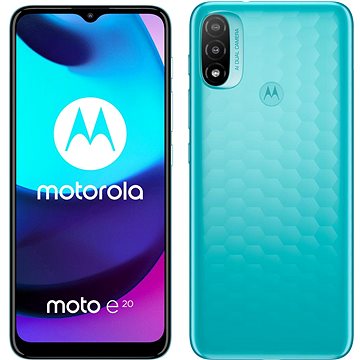 Motorola Moto E20 modrá