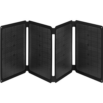 E-shop Sandberg Solarpanel-Ladegerät, 60W, QC3.0+PD+DC, schwarz