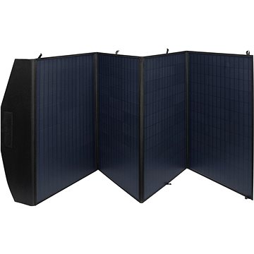E-shop Sandberg Solarpanel-Ladegerät, 200W, QC3.0+PD+DC, schwarz