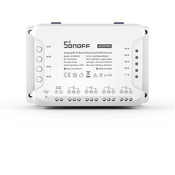 SONOFF 4CHPROR3 4-Gang Wi-Fi Smart Switch (RF Control)