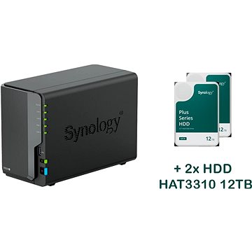 E-shop Synology DS224+ 2x HAT3310-12T (24TB)