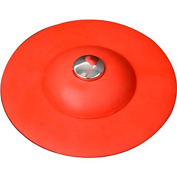 FALA Výpusť umyvadlová silikonová s filtrem červená
