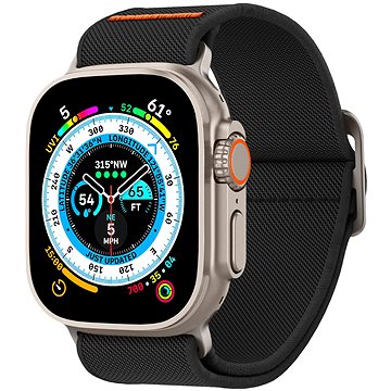 E-shop Spigen Lite Fit Ultra Black Apple Watch 49mm/45mm/44mm/42mm