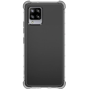 E-shop Halbtransparentes Back Cover für Samsung Galaxy A42 (5G) - schwarz