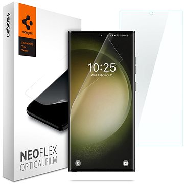 E-shop Spigen Film Neo Flex 2 Pack Schutzfolie für Samsung Galaxy S23 Ultra