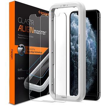 E-shop Spigen Align Glas.tR 2er Pack für iPhone 11 Pro / XS / X