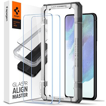 E-shop Spigen Glas. tR AlignMaster 2er-Set Samsung Galaxy S21 FE 5G
