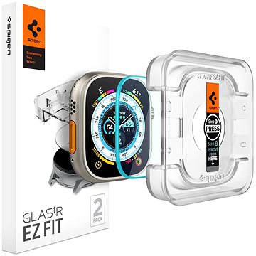 Spigen Glass EZ Fit 2 Pack Apple Watch Ultra 49mm