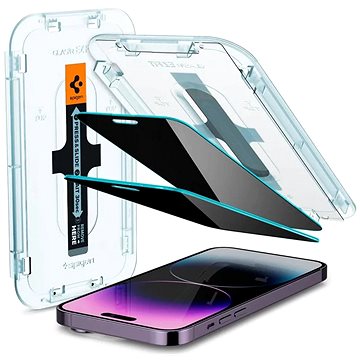 E-shop Spigen Glass EZ Fit Privacy 2 Pack iPhone 14 Pro