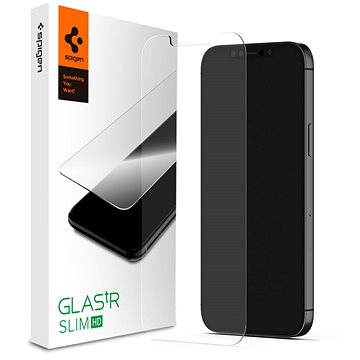 E-shop Spigen Glass tR HD 1er Pack für iPhone 12 / iPhone 12 Pro