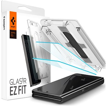 E-shop Spigen Glass tR EZ Fit Cover 2 Pack Transparency Samsung Galaxy Z Fold5