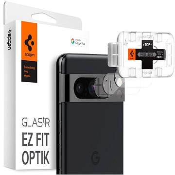 E-shop Spigen Glass tR EZ Fit Optik 2 Pack, crystal clear Google Pixel 8 Pro