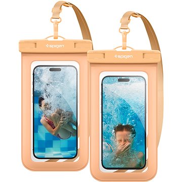 E-shop Spigen Aqua Shield WaterProof Case A601 2 Pack Apricot
