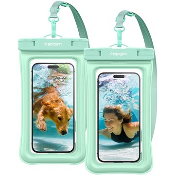 E-shop Spigen Aqua Shield WaterProof Floating Case A610 2 Pack Mint
