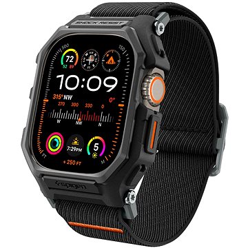 E-shop Spigen Lite Fit Pro Matte Black Apple Watch Ultra 2/1 49mm
