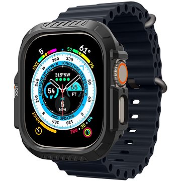 E-shop Spigen Lock Fit Black Apple Watch Ultra 2/Ultra 49mm