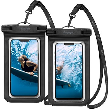 E-shop Spigen Aqua Shield WaterProof Case A601 2 Pack Black